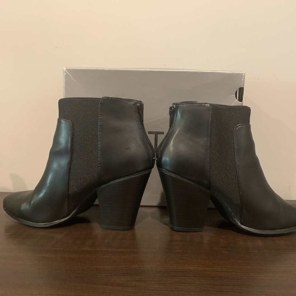 Apt. 9 Sleek Black Ankle Booties